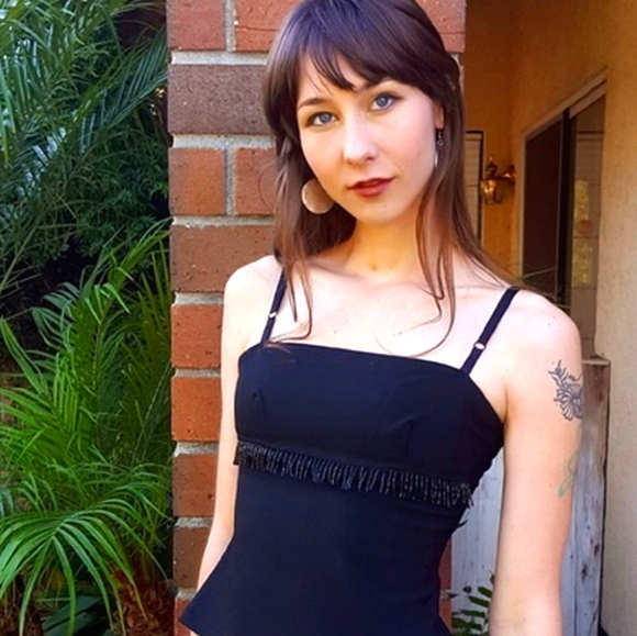 Vintage | Silver Disc Earrings - Picture 2 of 2